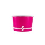 [1,000 ct] 4 oz Paper Food Containers | 76 mm | Pink - Image 2
