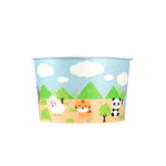 [1,000 ct] 4 oz Paper Food Containers | 76 mm | Safari Print - Image 3