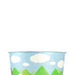 [1,000 ct] 4 oz Paper Food Containers | 76 mm | Safari Print - Image 4