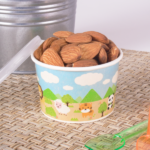 [1,000 ct] 4 oz Paper Food Containers | 76 mm | Safari Print