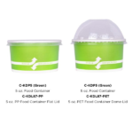[1,000 ct] 5 oz Paper Food Containers | 87 mm | Green - Image 10