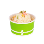[1,000 ct] 5 oz Paper Food Containers | 87 mm | Green - Image 8