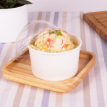 [1,000 ct] 5 oz Paper Food Containers | 87 mm | White