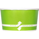 [1,000 ct] 6 oz Paper Food Containers | 96 mm | Green - Image 4