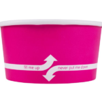[1,000 ct] 6 oz Paper Food Containers | 96 mm | Pink - Image 4