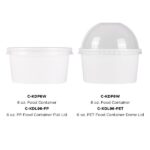 [1,000 ct] 6 oz Paper Food Containers | 96 mm | White - Image 11