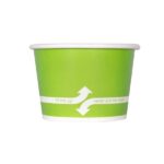 [1,000 ct] 8 oz Paper Food Containers | 95 mm | Green - Image 8