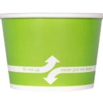 [1,000 ct] 8 oz Paper Food Containers | 95 mm | Green - Image 10