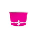 [1,000 ct] 8 oz Paper Food Containers | 95 mm | Pink - Image 8