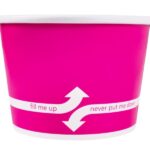 [1,000 ct] 8 oz Paper Food Containers | 95 mm | Pink - Image 10