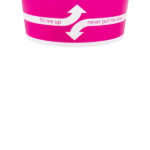 [1,000 ct] 8 oz Paper Food Containers | 95 mm | Pink - Image 2