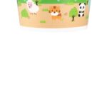 [1,000 ct] 8 oz Paper Food Containers | 95 mm | Safari Print - Image 5