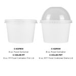 [1,000 ct] 8 oz Paper Food Containers | 95 mm | White - Image 12