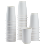 [500 ct] 16 oz Paper Coffee Cups | Insulated | 90 mm | White - Image 2