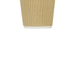 [1000 ct] 4 oz Paper Coffee Cups | Ripple | 62 mm | Kraft - Image 6