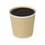 [1000 ct] 4 oz Paper Coffee Cups | Ripple | 62 mm | Kraft - Image 8