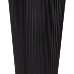 [500 ct] 16 oz Paper Coffee Cups | Ripple | 90 mm | Black - Image 8