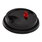[1,000 ct] Plastic Dome Sip Lids | 90 mm | For 16/24 oz Tall Premium PP Cups | Black - Image 6