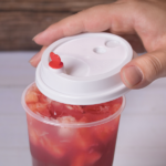[1,000 ct] Plastic Dome Sip Lids | 90 mm | For 16/24 oz Tall Premium PP Cups | White - Image 2