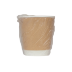 [500 ct] 10 oz Paper Coffee Cups | Wrapped Insulated | 90 mm | Kraft - Image 10