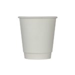 [500 ct] 10 oz Paper Coffee Cups | Wrapped Insulated | 90 mm | White - Image 8
