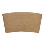 [1,000 ct] 8 oz Traditional Coffee Cup Sleeves, Kraft - Image 2