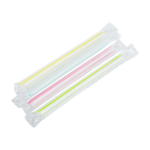 [2,000 ct] Clear Boba Straws | Individually Wrapped | Mixed Stripes (0.39" x 7.5") - Image 4