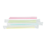 [2,000 ct] Clear Boba Straws | Individually Wrapped | Mixed Stripes (0.39" x 7.5") - Image 9