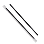 [2,000 ct] 9" Jumbo Straws (5 mm) | Individually Wrapped | Black - Image 4