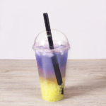[1,600 ct] Boba Straws | Diagonal Cut | Individually Wrapped | Black (0.39" x 9") - Image 4
