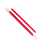 [1,600 ct] Boba Straws | Diagonal Cut | Individually Wrapped | Red (0.39" x 9") - Image 4