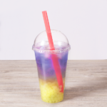 [1,600 ct] Boba Straws | Diagonal Cut | Individually Wrapped | Red (0.39" x 9")