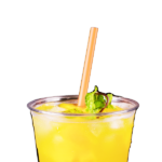 [2,500 ct] Giant Straws | Individually Wrapped | Orange (0.31" x 9")