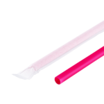 [2,500 ct] Giant Straws | Individually Wrapped | Pink (0.31" x 9") - Image 3