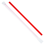 [2,500 ct] Giant Straws | Individually Wrapped | Red (0.31" x 9") - Image 3