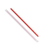 [1,200 ct] Giant Straws | Individually Wrapped | Red (0.31" x 10.25") - Image 4