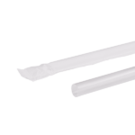 [7,500 ct] Giant Straws | Individually Wrapped | Clear (0.31" x 7.75") - Image 2