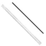 [10,000 ct] Stir Straws | Individually Wrapped | Black (5.75") - Image 5