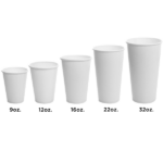 [600 ct] 32 oz Paper Cold Cups | 104.5 mm | White - Image 2