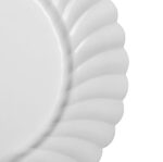 [240 ct] 7" White Scalloped Plastic Plates | PS - Image 5