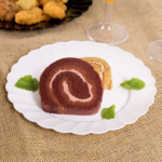 [240 ct] 7" White Scalloped Plastic Plates | PS