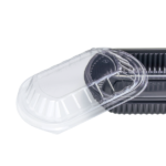 [300 ct] 24 oz Microwaveable Take-Out Box | PP | Black - Image 3