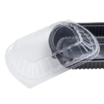 [300 ct] 36 oz Microwaveable Take-Out Box | PP | Black - Image 8