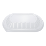 [300 ct] OPS Lid for 24 oz Microwaveable Take-Out Box | Clear - Image 10