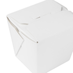 [450 ct] 8 oz Paper Take-Out Boxes, White - Image 5