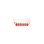 #1 Best [1,000 ct] 0.5 lb Food Tray | Shepherd's Check Red Pattern - Image 4