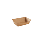 #1 Best [1,000 ct] 0.5 lb Food Tray | Kraft | 0.5lb Paper Tray - Image 5