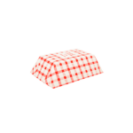 #1 Best [1,000 ct] 1 lb Food Tray | Shepherd's Check Red Pattern - Image 7