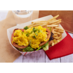 [500 ct] 3.0 lb Food Tray | Shepherd's Check Red Pattern - Image 6