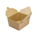 [450 ct] Paper Take-Out Boxes | #1 | 30 oz | Kraft - Image 4